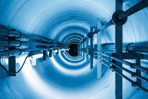 Modern Underground Electric Tunnel