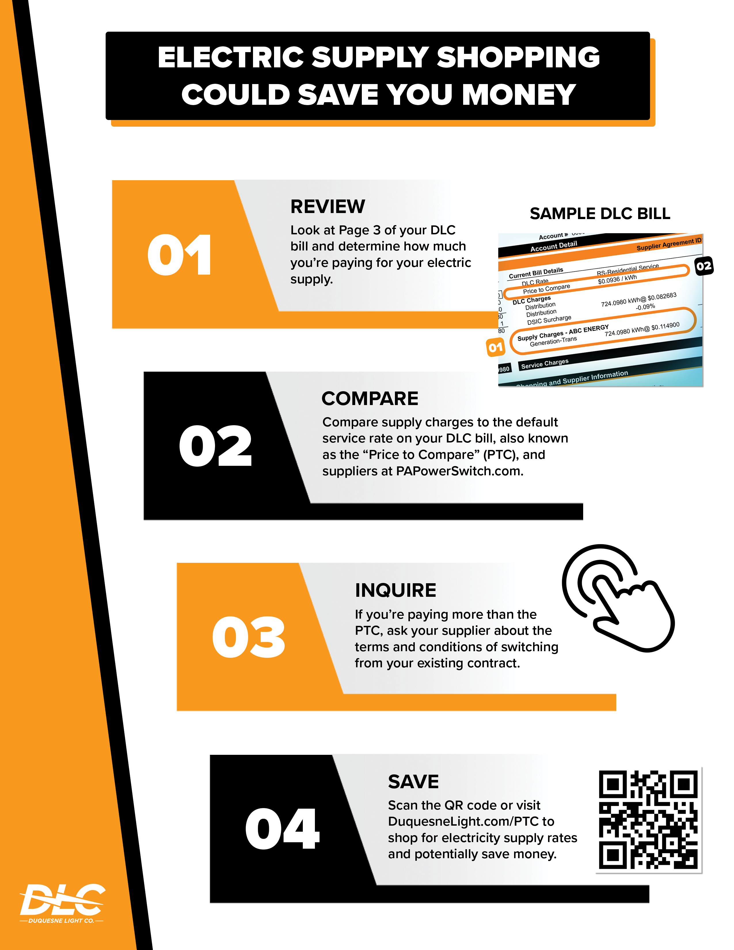 Price to Compare Infographic: Electric supply shopping could save you money